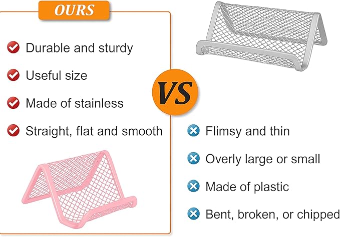 EMOMAS Business Card Holder for Desk, Office Desktop Business Card Display - Image 5