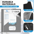 Teling 24 Pcs Clear Front Report Covers - Image 3