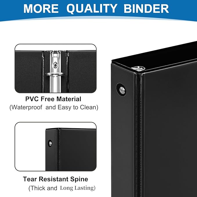 1 inch 3-Ring Binder, Bulk Basic Binders - Image 3