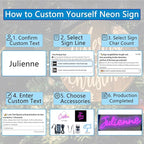 Custom Neon Name Sign Personalized - Image 4