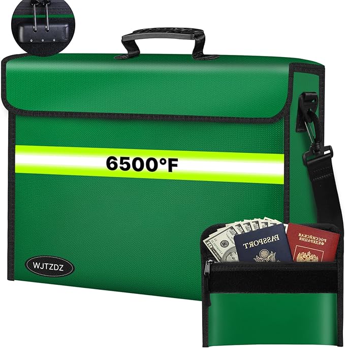 6500°F Fireproof Document Bag by Unknown