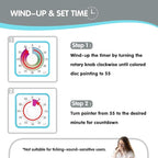 Visual Timer 7.5 inch; 60 Minute 1 Hour Countdown Timer - Image 3
