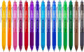 ParKoo Erasable Gel Pens, 15 Colors Retractable Erasable Pens Clicker, Fine by Parkoo