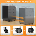 AFAIF 3 Drawer File Cabinet - Image 4
