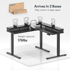 FLEXISPOT 71" Large L Shaped Standing Desk Electric Corner Table - Image 8