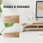 Fenge Dual Monitor Stand for Desk, 42.5in Large Monitor Riser for 2 Monitors - Image 3