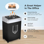 Bonsaii 15-Sheet Cross-Cut Paper Shredder, Heavy-Duty Office Use, 35-Min - Image 6