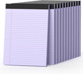 360 Sheets Purple Legal Pads 8.5" x 11" Pack of 12 Note Pads Wide Ruled Lined by Nichela