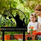 Personalized Garden Sign | Custom Cat Garden Stake Sign | Funny Garden Signs - Image 3