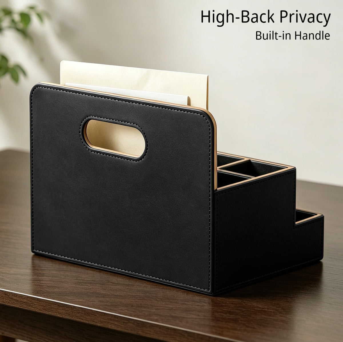 Mail Organizer Countertop, Pencil Holder, Office Supplies File Bill Sorter