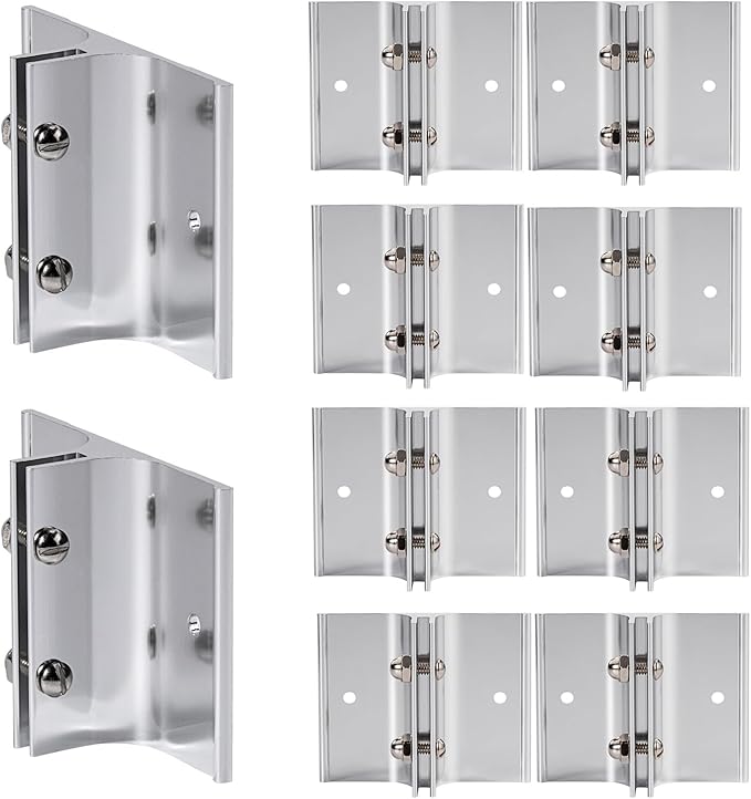 SINKAA Aluminum Corridor Sign Holder, 10 Pack Direct Sign Mount Bracket by SINKAA