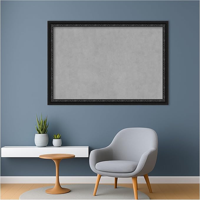 Amanti Art Black Framed Magnetic Board 28x40 Large Vision Board - Image 5