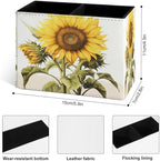 Famame Large Sunflower with Leaves Pencil Holder - Image 3