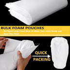 12”x16” 100Pack Foam Pouches, Large Moving Supplies for Packing Dishes Artwork, 0.5MM Thick Cushion Foam Bags for Storing Shipping Breakables, fragile Padding Material Sleeves for Fragile Plates China