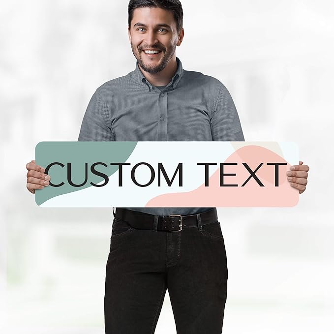 Custom Sign, Custom Street Sign, 11 Font Colors, 13 Font Styles, 4 Hole Options - Image 2