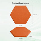 Amantech 12 Pack Acoustic Panels Self Adhesive Sound Proof Foam, High Density - Image 6