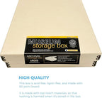 Lineco Museum Archival Storage Box, 11.75x14.75x3 in. Drop Front Design. - Image 5