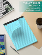 AIFLYAN 12 Pack Legal Pads 5x8 Inch Colorful Note Pads - Image 4