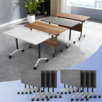 Conference Table Flip Top Mobile Conference Room Tables, Folding Conference by WYMHYZ
