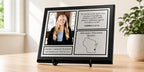 EtchCraft Custom Modern LDS Missionary Plaque 8x10 | Metal Photo Mission Plaque, Personalized with Name, Scripture & Dates, Sleek Black Finish