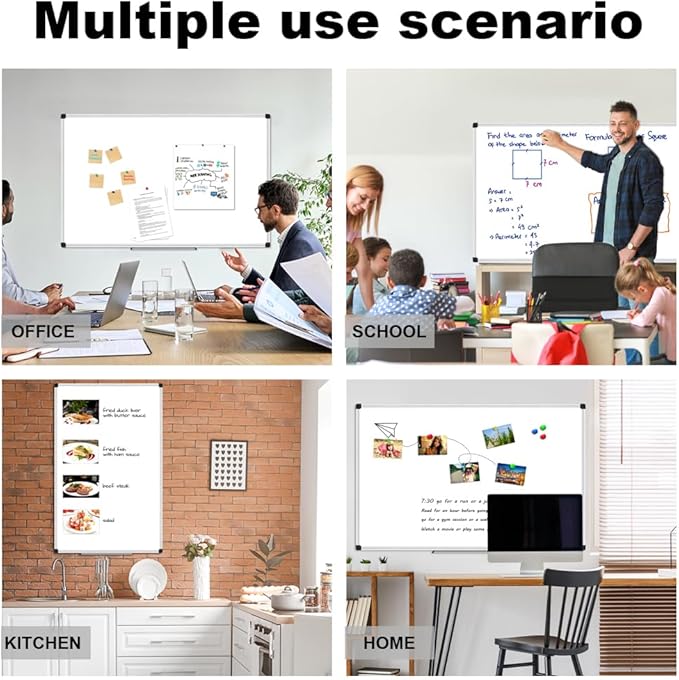 XBoard Magnetic Whiteboard 48 x 31 inch, Dry Erase Board - Image 6