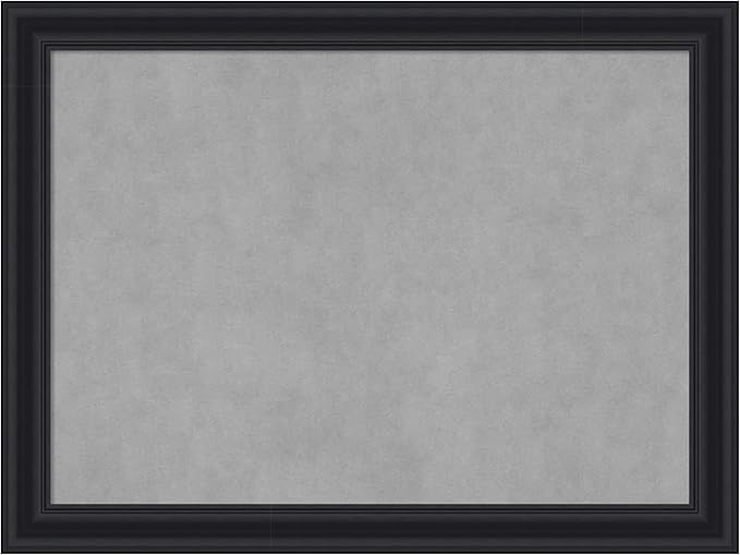 Amanti Art Black Framed Magnetic Board 24x32 Medium Vision Board by AmantiArt