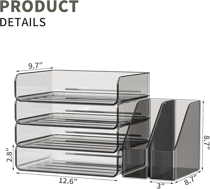 FANXIYQ Acrylic Paper Organizer - Image 3