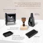 Address Stamp - Custom Stamps for Mailing I Create Personalized Name and Return - Image 3