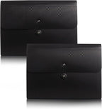 Expanding File Folder File Organizer 13 Pockets File Organizer Accordion Filing - Image 3