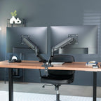 vivo dual monitor stand, fully adjustable arms for, view 9