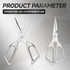 2-Pack Heavy Duty Stainless Steel Kitchen Scissors - Image 2