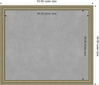 Amanti Art Silver Framed Magnetic Board 45x53 Oversize Vision Board - Image 4