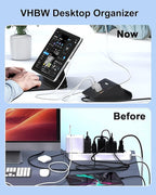 USB C Charging Station 35W, VHBW 6-Port Desktop Fast Charging Station - Image 3