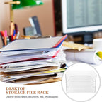 SUPVOX Desk Organizer Tray Stackable Letter File Holder Desktop Storage - Image 7