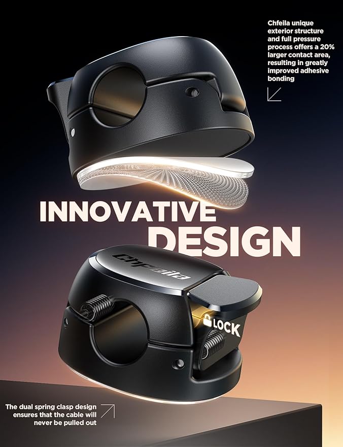 12Pack Cord Organizer Cable Clips - Image 4