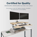 Vari VariDesk Pro Plus 36 Standing Desk Converter – 11 Height Settings + Spring - Image 5