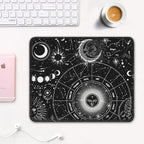 Auhoahsil Mouse Pad, 12 x 10 in Tarot Style Sun Moon Computer Mouse Pad - Image 2