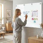 48 x 36 Inches Glass Whiteboard, Magnetic Glass Dry Erase Board - Image 7