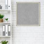 Amanti Art Silver Framed Magnetic Board 26x26 Medium Vision Board - Image 5