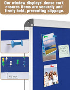 Mifuro 28"x26" Enclosed Bulletin Board, Lockable Weather-Resistant Aluminum - Image 6