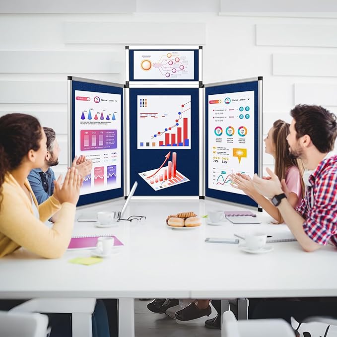 Nisorpa Trade Show Presentation Board, Aluminum Trifold Poster Board 70.8 x - Image 5
