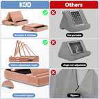 KDD Tablet Pillow Stand, Bed and Desk, Foldable Soft Pad Dock - Image 7