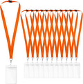 12-Pack Orange Breakaway Lanyards by WEZEBEL