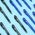 deegtran Pens Bulk, 50 Pack No Bleed Black & Blue Ink Click Pens - Image 4