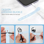 Donruby 24Pcs Silicone Cable Ties - Image 5