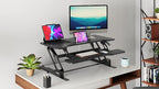Mount-It! 38" Standing Desk Converter, Desktop Sit-Stand Desk Riser - Image 9