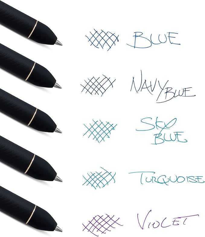 Pentel EnerGel Kuro Shades of the Ocean, Retractable Liquid Gel Pen - Image 3