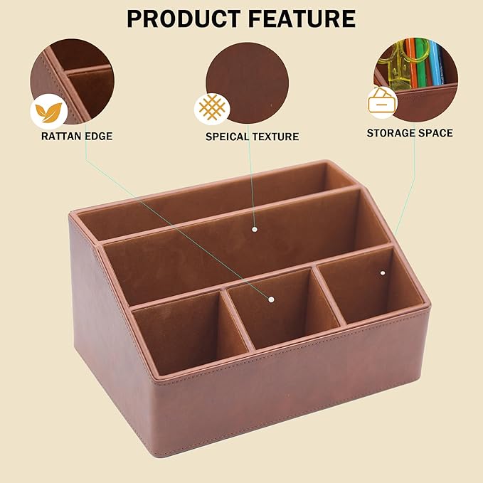 Boershun Desk Organizer, Mail Organizer Countertop, Bills Organizer, Mail - Image 3