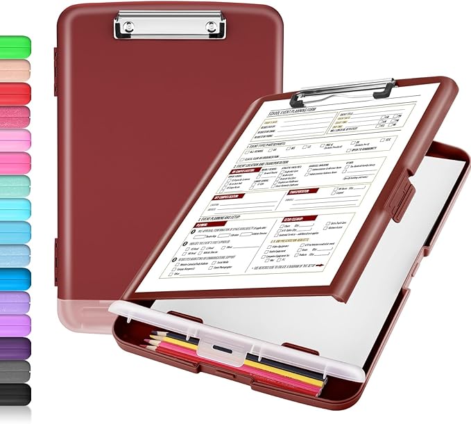 Sooez Clipboard, High Capacity Nursing Clip Board 8.5 x 11 by Sooez