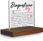 Diagnostician Gifts, Appreciation Desk Decor by Pariveca